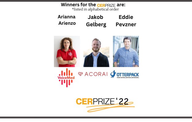 Winners for the CERPRIZE 2022 are: